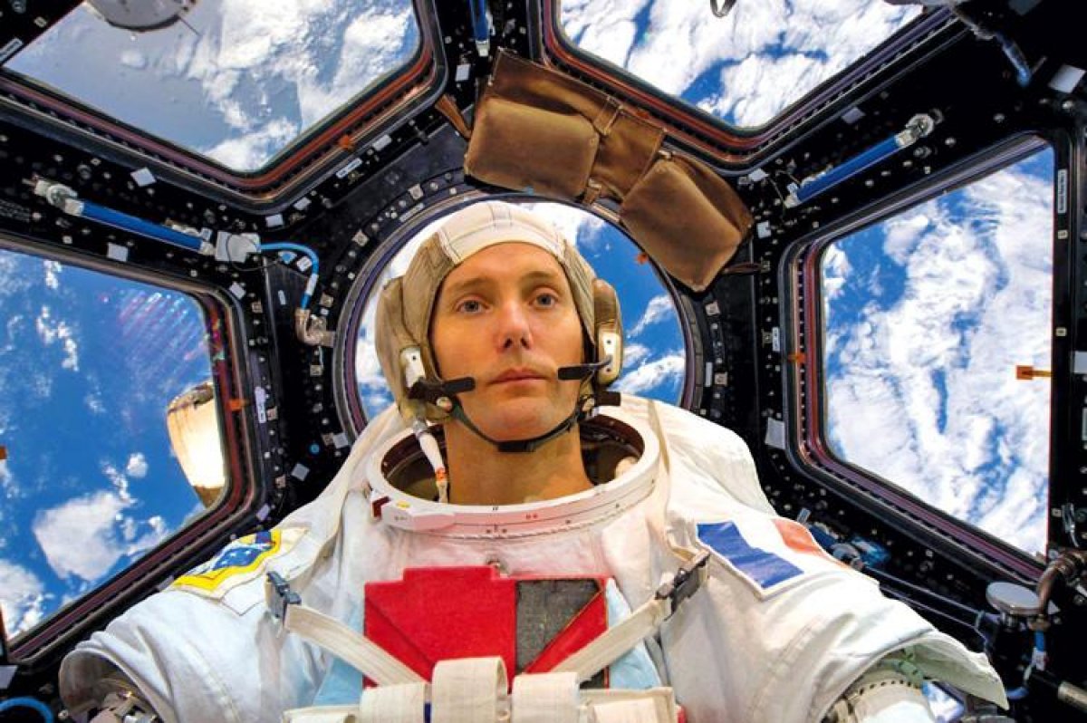 Uzaydaki astronot: Net bir şekilde gözlemlendi!