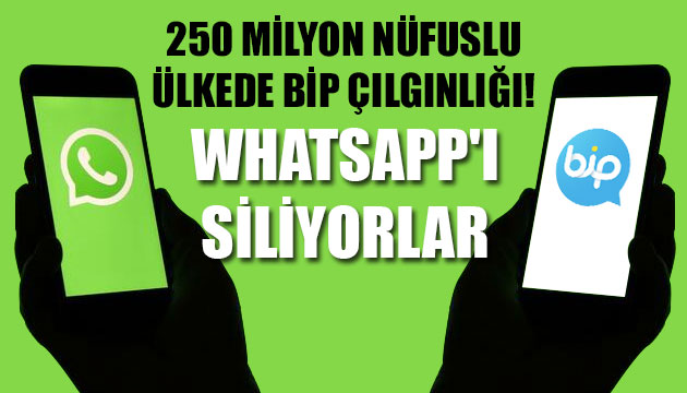 Endonezya da Bip çılgınlığı! WhatsApp ı siliyorlar