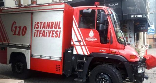 İstanbul da otel yangını