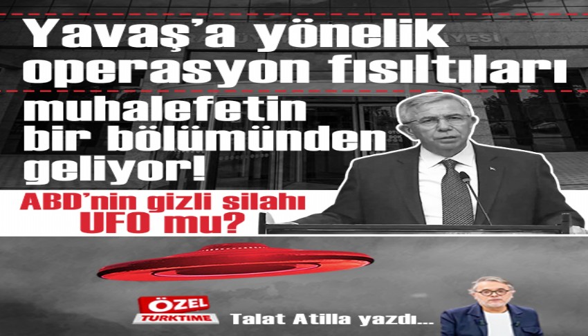 Yava��a y�nelik operasyon f�s�lt�lar� muhalefetin bir b�l�m�nden geliyor!
