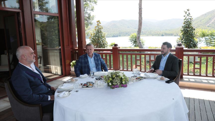 Erdoğan, Arnavutluk Başbakanı Rama yı kabul etti