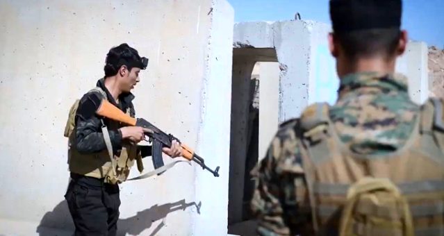 ABD den YPG lilerin eğitim videosu paylaşımı