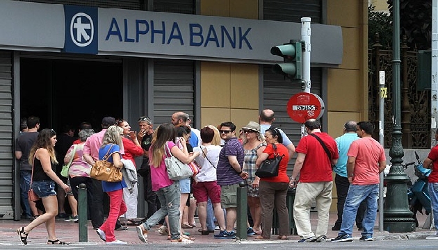 Yunanistan da bankalar yarın kapalı!