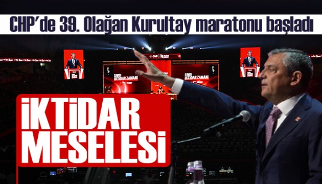 39. Olaan Kurultay! zgr zel: Vergiyi tabana, siyaseti tavana yaydlar