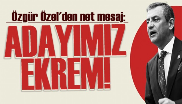 �zg�r �zel'den �mamo�lu mesaj�: Adayl���nda �srarc�y�z