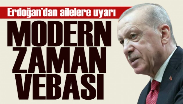 Erdo�an'dan ailelere sanal bahis uyar�s�: K�k�n� kurutaca��z