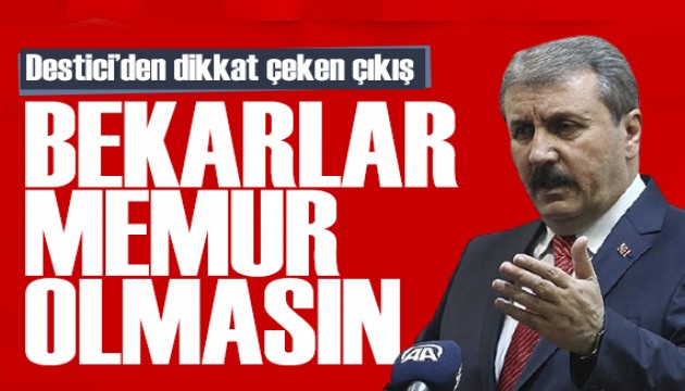 Destici'den dikkat eken k: Evlenmeyeni ie almayacaksn