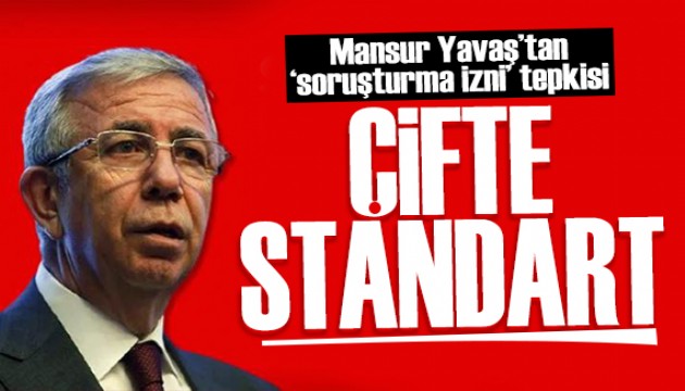 Mansur Yava'tan 'konser soruturmas' tepkisi: ifte standart!
