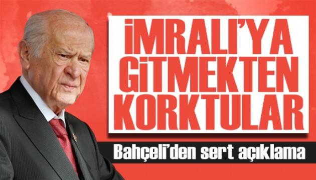 Baheli'den CHP'ye tepki: mral'ya gitmekten korktular