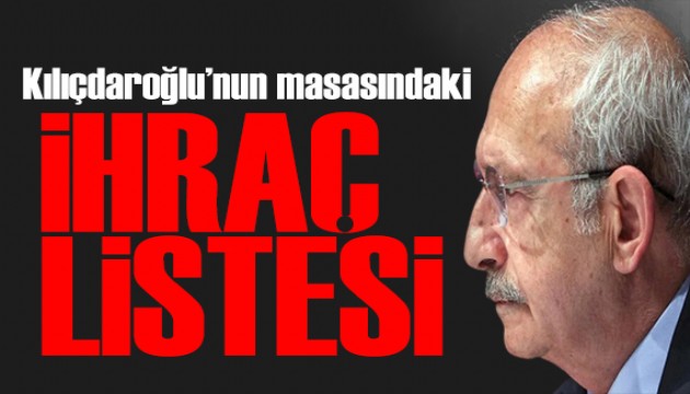 Sinan Burhan payla�t�: K�l��daro�lu'nun ihra� listesi