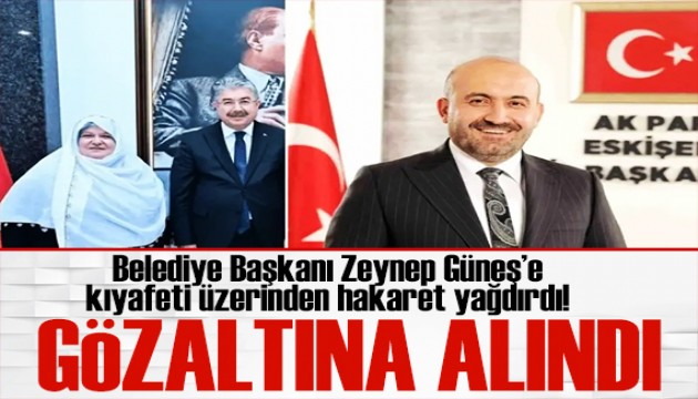 Belediye Ba�kan� Zeynep G�ne�'e hakaret! G�zalt�na al�nd�