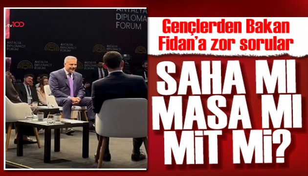 Gen�lerden Bakan Fidan'a zor sorular: D��i�leri mi, M�T mi?