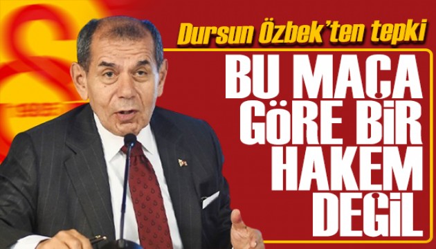 Dursun �zbek'ten derbi hakemine tepki: Sinir u�lar�m�zla oynuyorlar