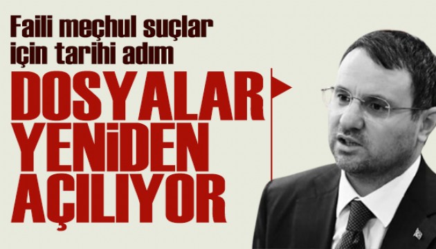 Faili me�hul su�lar i�in tarihi ad�m! Bakan G�rlek: Hedefimiz g�ven veren adalet sistemi