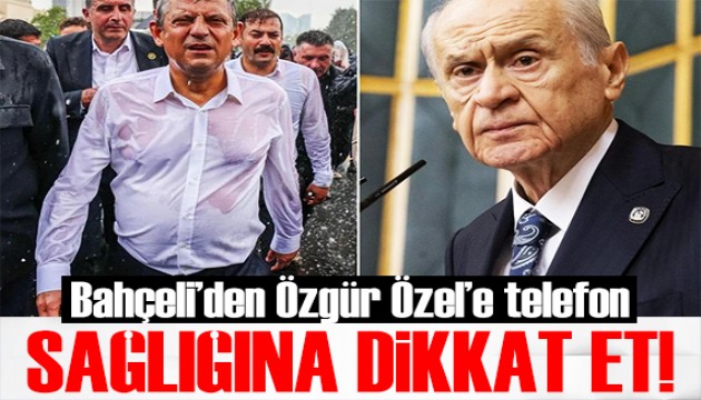 Bah�eli'den �zg�r �zel'e telefon: Hi� durmuyorsun!
