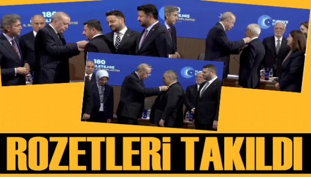 AK Parti'ye kat�ld�lar! Mesut �zarslan, Rasim Ar� ve Mehmet �zcan'a rozetleri tak�ld�