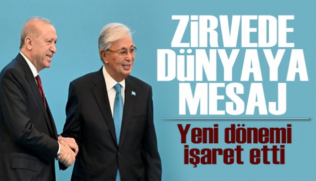 Erdo�an yeni d�nemi i�aret etti! T�rk d�nyas� mesaj�