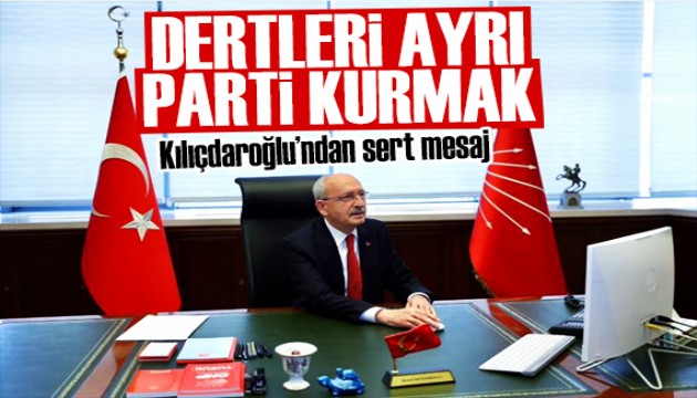 �stifa edenlere K�l��daro�lu'ndan sert mesaj: Dertleri birlik de�il