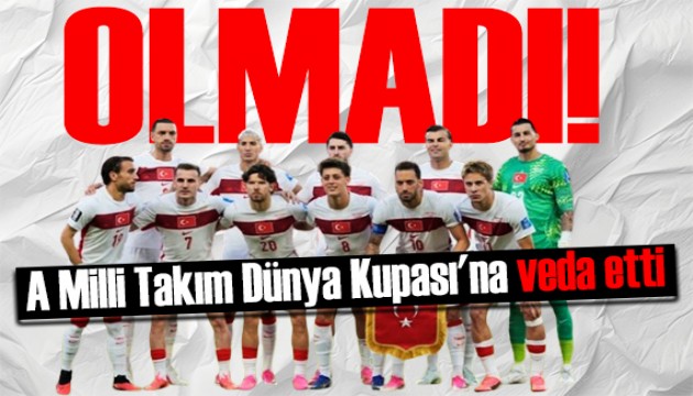 Kabus sabah! A Milli Tak�m D�nya Kupas�'na veda etti