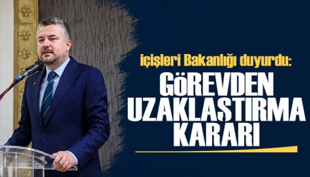 Buca Belediye Ba�kan� g�revden uzakla�t�r�ld�