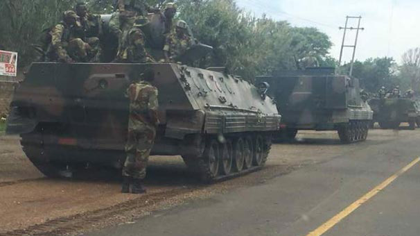 Zimbabwe de askeri müdahale