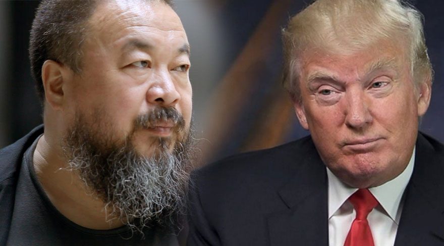 Çinli sanatçı Trump’a karşı