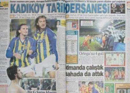 Gazete Manşetleri ile Derbi Tarihi (Fenerbahçe - Galatasaray) - 21. fotoğraf