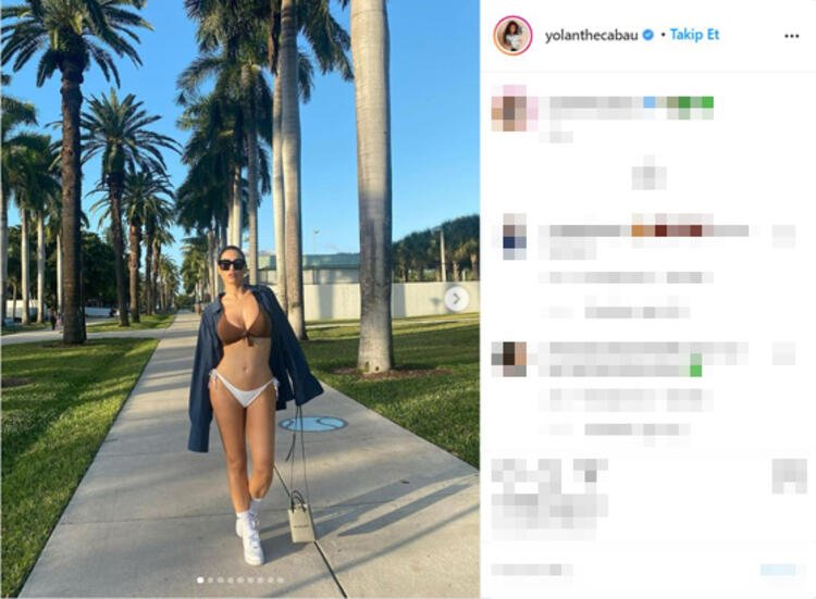 Yolanthe Cabau, bikinili cesur pozuyla takipçilerini büyüledi - 7. fotoğraf