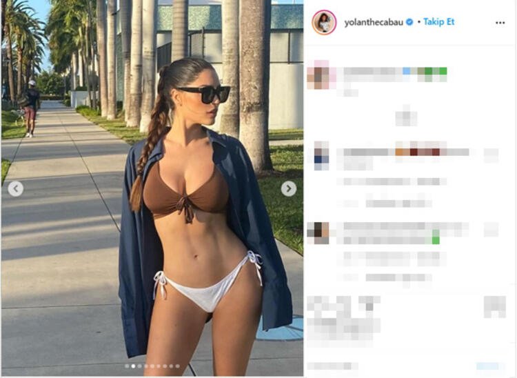 Yolanthe Cabau, bikinili cesur pozuyla takipçilerini büyüledi - 10. fotoğraf