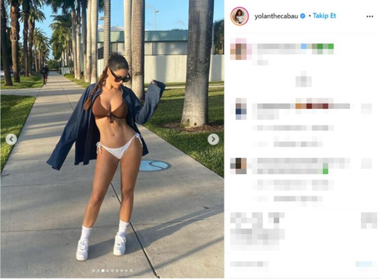 Yolanthe Cabau, bikinili cesur pozuyla takipçilerini büyüledi - 2. fotoğraf