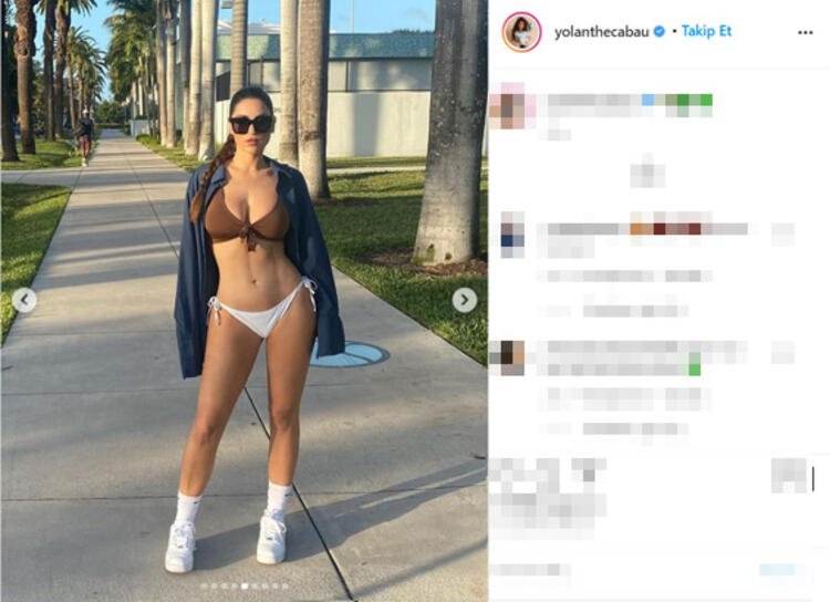 Yolanthe Cabau, bikinili cesur pozuyla takipçilerini büyüledi - 4. fotoğraf