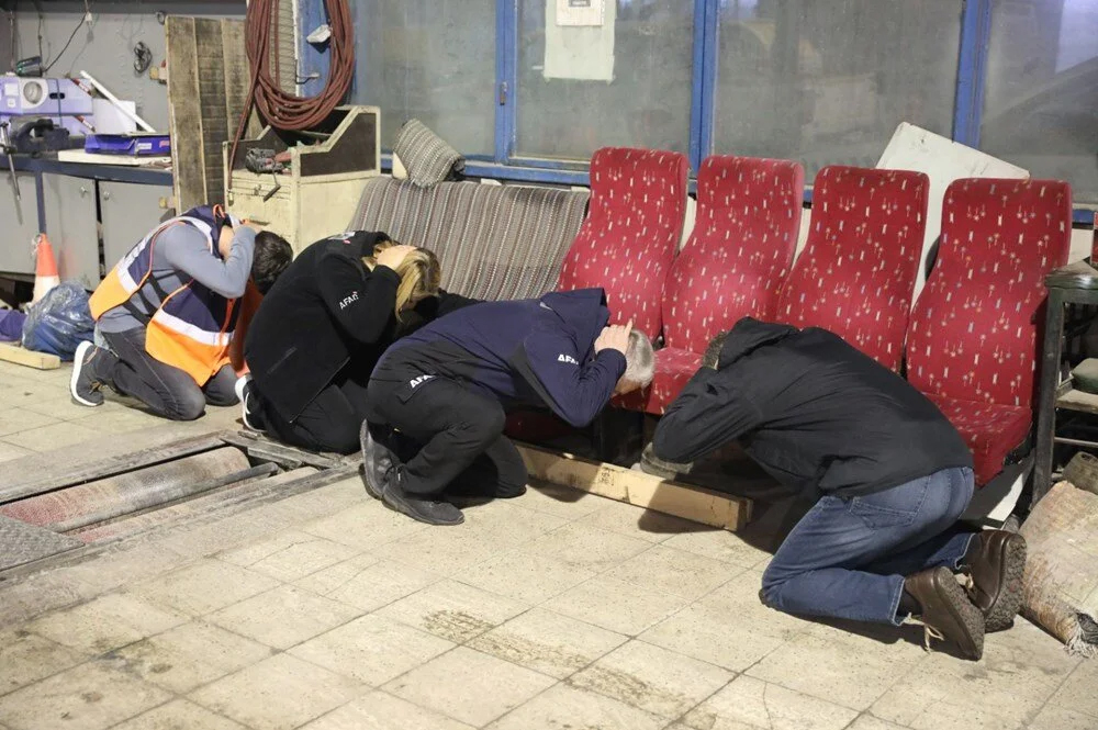AFAD'ın yurt genelinde uyguladığı deprem tatbikatı tamamlandı - 5. fotoğraf