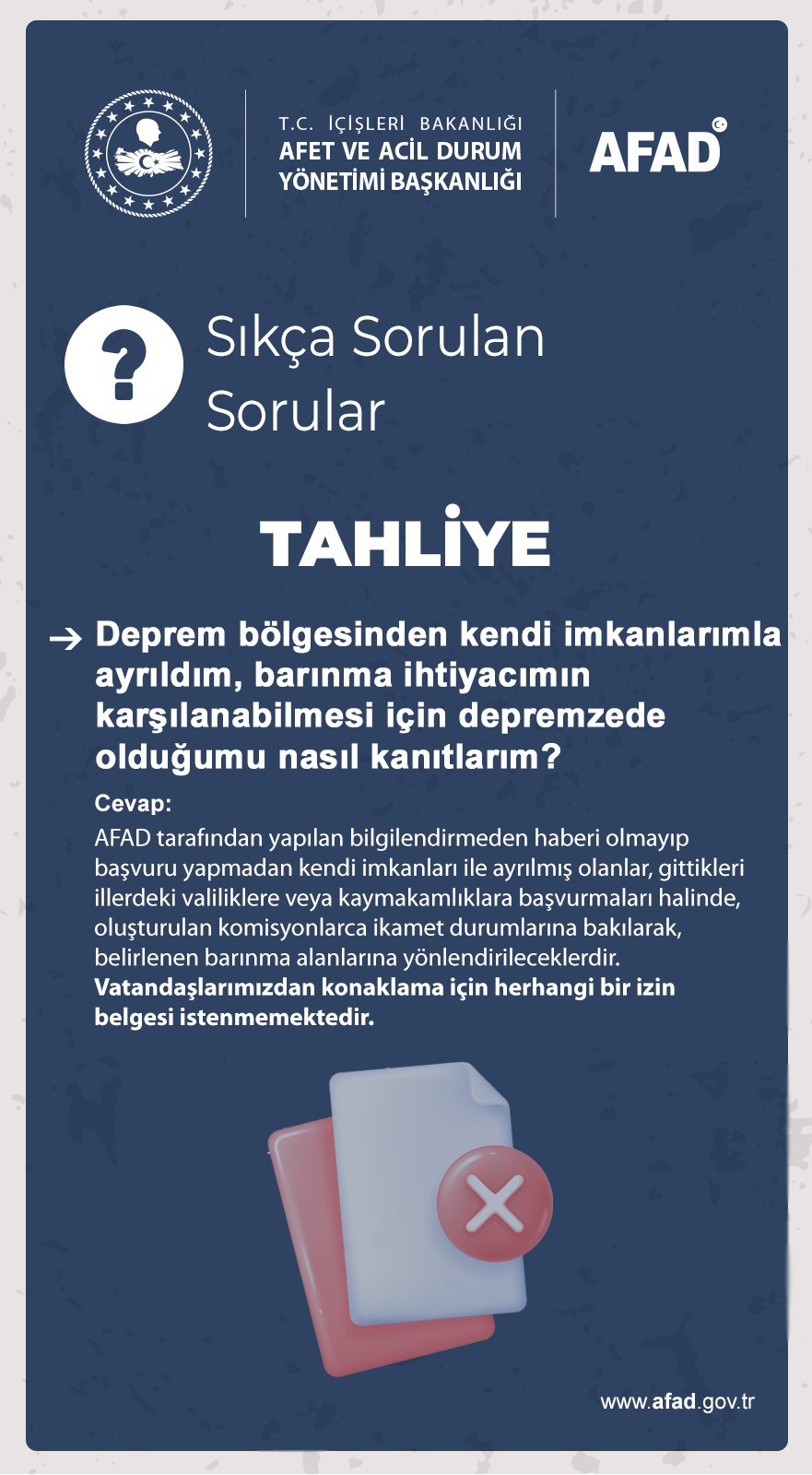 AFAD paylaştı: Depremzedeler tarafından en çok sorulan sorular ve cevapları - 9. fotoğraf