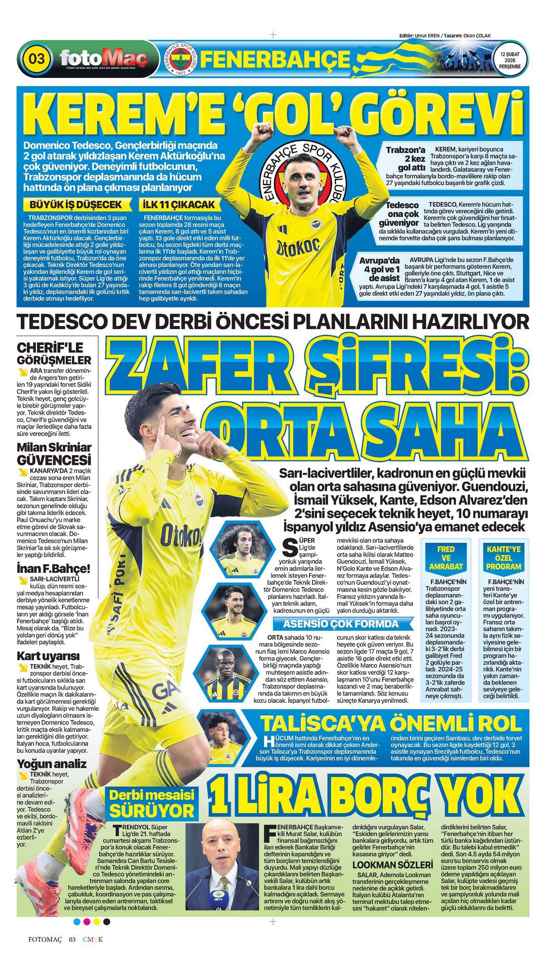 Tedesco'dan rehavet uyarısı | Spor manşetleri - 12. fotoğraf