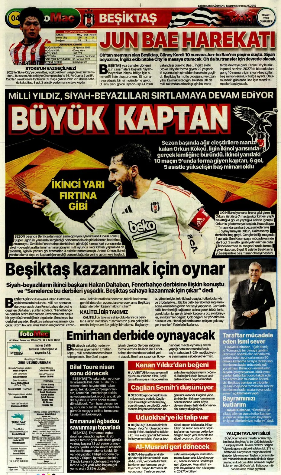 Aman doktor derdime bir çare! Spor basını bugün ne yazdı? (21 Mart) - 10. fotoğraf