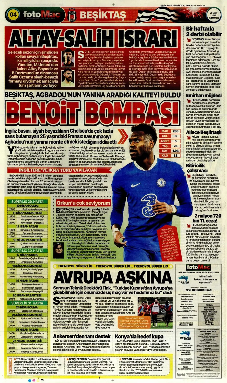 988 milyon TL'lik rekor ödeme! Spor basını bugün ne yazdı? (28 Mart) - 4. fotoğraf