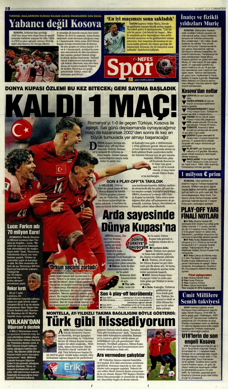 988 milyon TL'lik rekor ödeme! Spor basını bugün ne yazdı? (28 Mart) - 5. fotoğraf