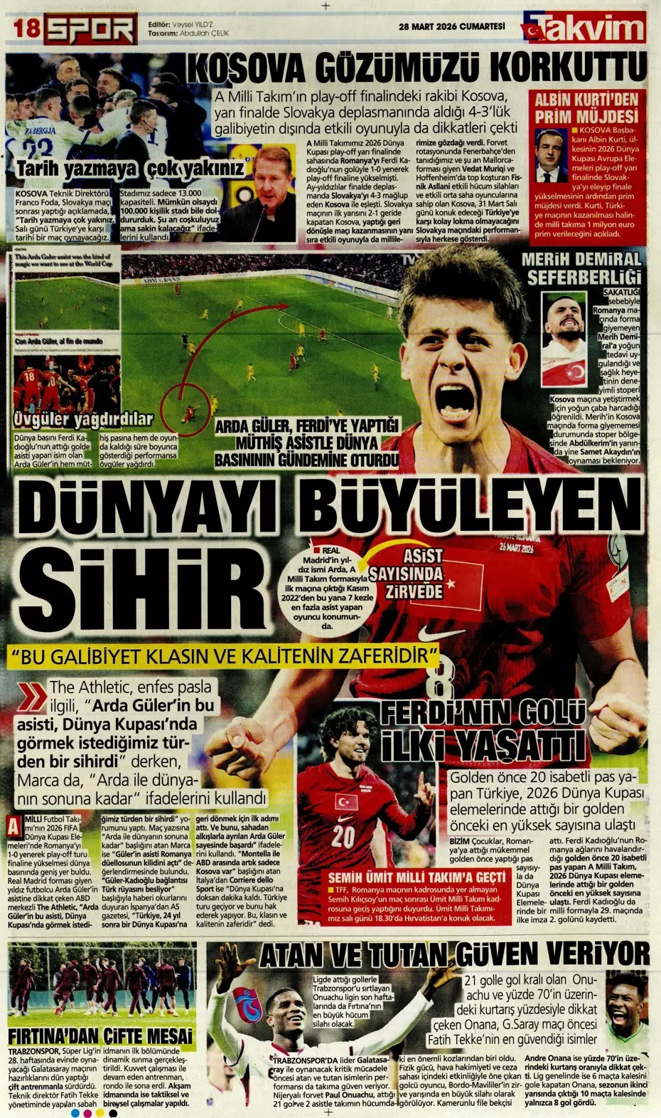 988 milyon TL'lik rekor ödeme! Spor basını bugün ne yazdı? (28 Mart) - 6. fotoğraf