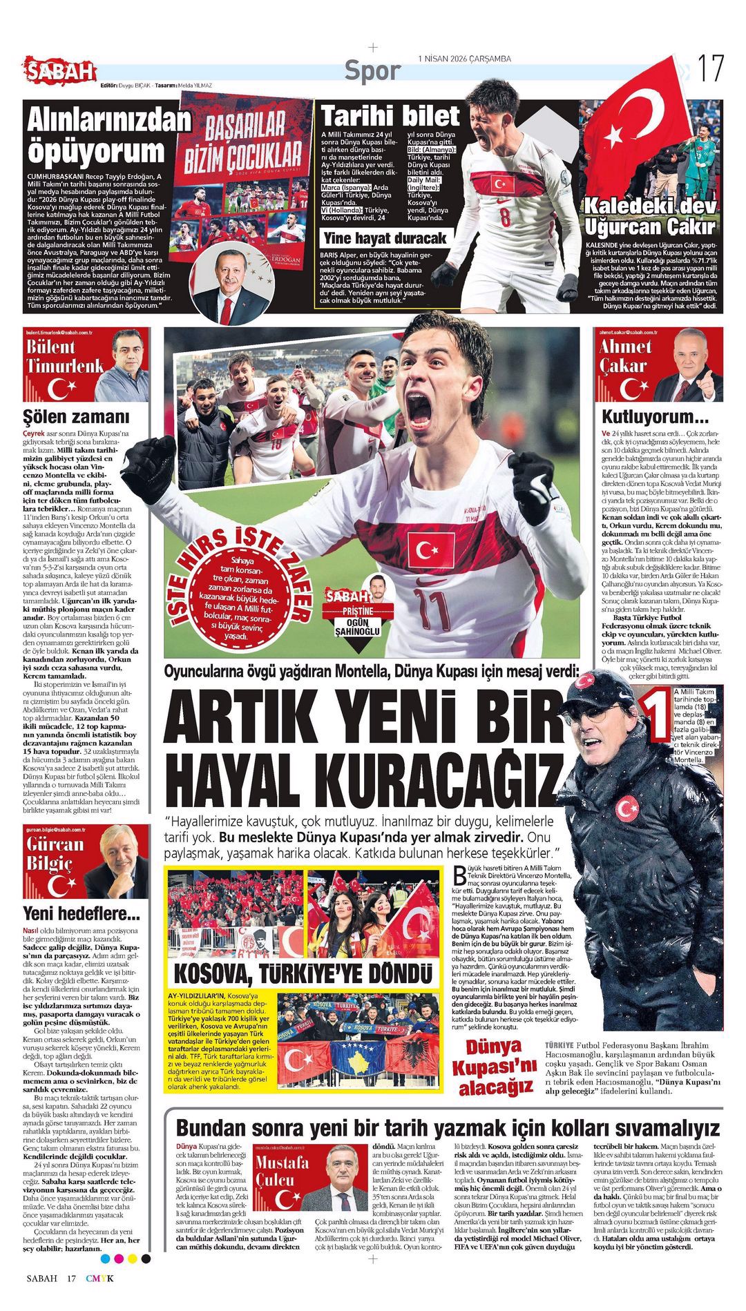 Dünyalar bizim oldu | Spor manşetleri - 15. fotoğraf
