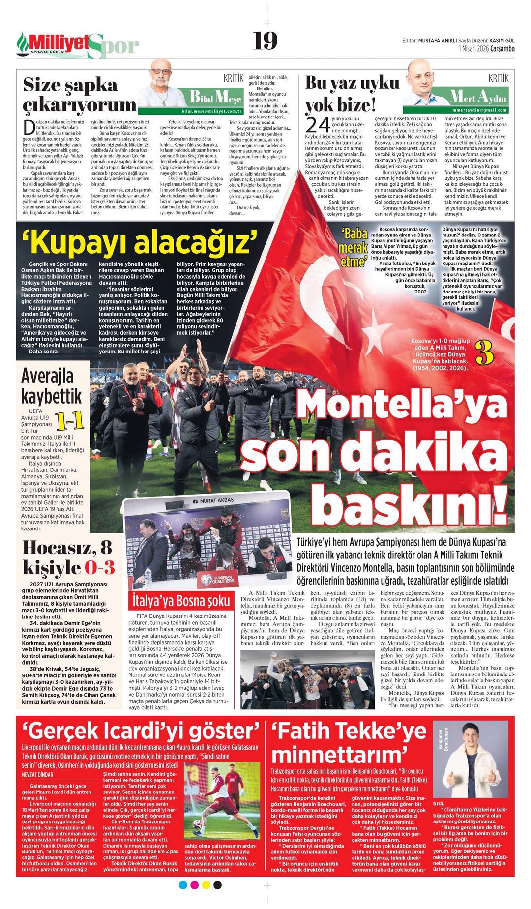 Dünyalar bizim oldu | Spor manşetleri - 4. fotoğraf
