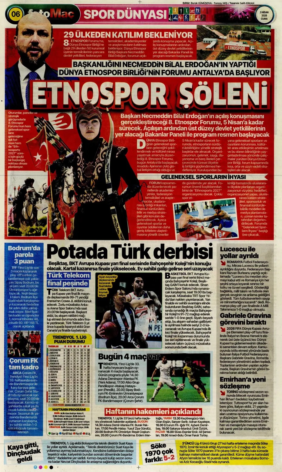 Samandıra tesisleri evi oldu! Spor basını bugün ne yazdı? (3 Nisan) - 4. fotoğraf