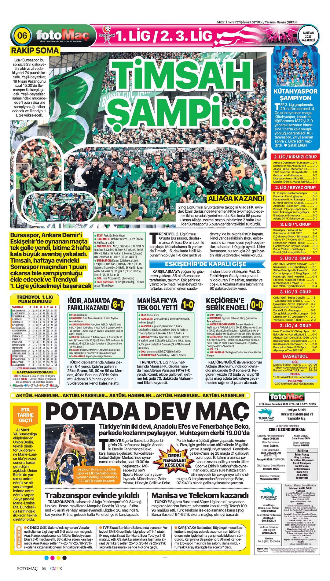 Aslan ateşle oynuyor | Spor manşetleri - 21. fotoğraf