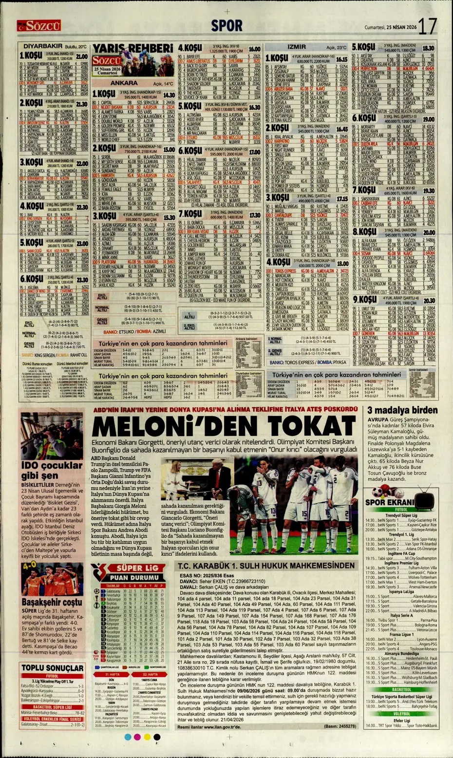 Kupa beyi Kartal! Spor basını bugün ne yazdı? (25 Nisan) - 6. fotoğraf
