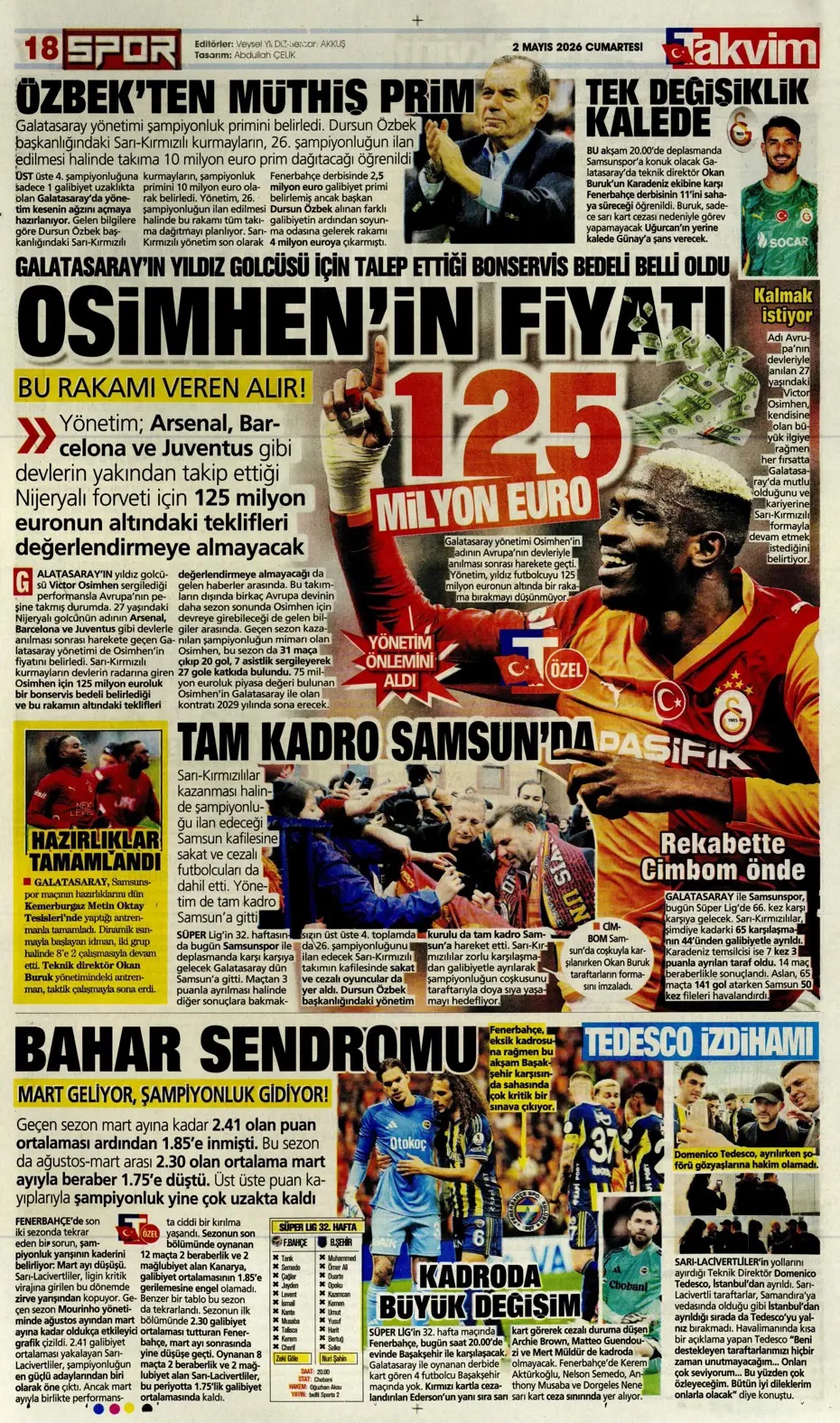 Beşiktaş kendine geldi! Spor basını bugün ne yazdı? (2  Mayıs) - 12. fotoğraf