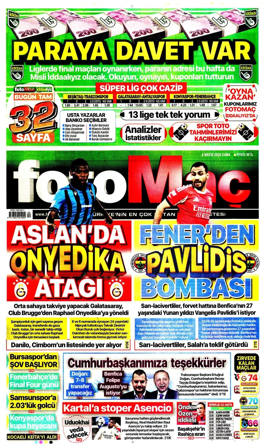 Yıldırım hesap kitap yapıyor! Spor basını bugün ne yazdı? (8 Mayıs) - 9. fotoğraf