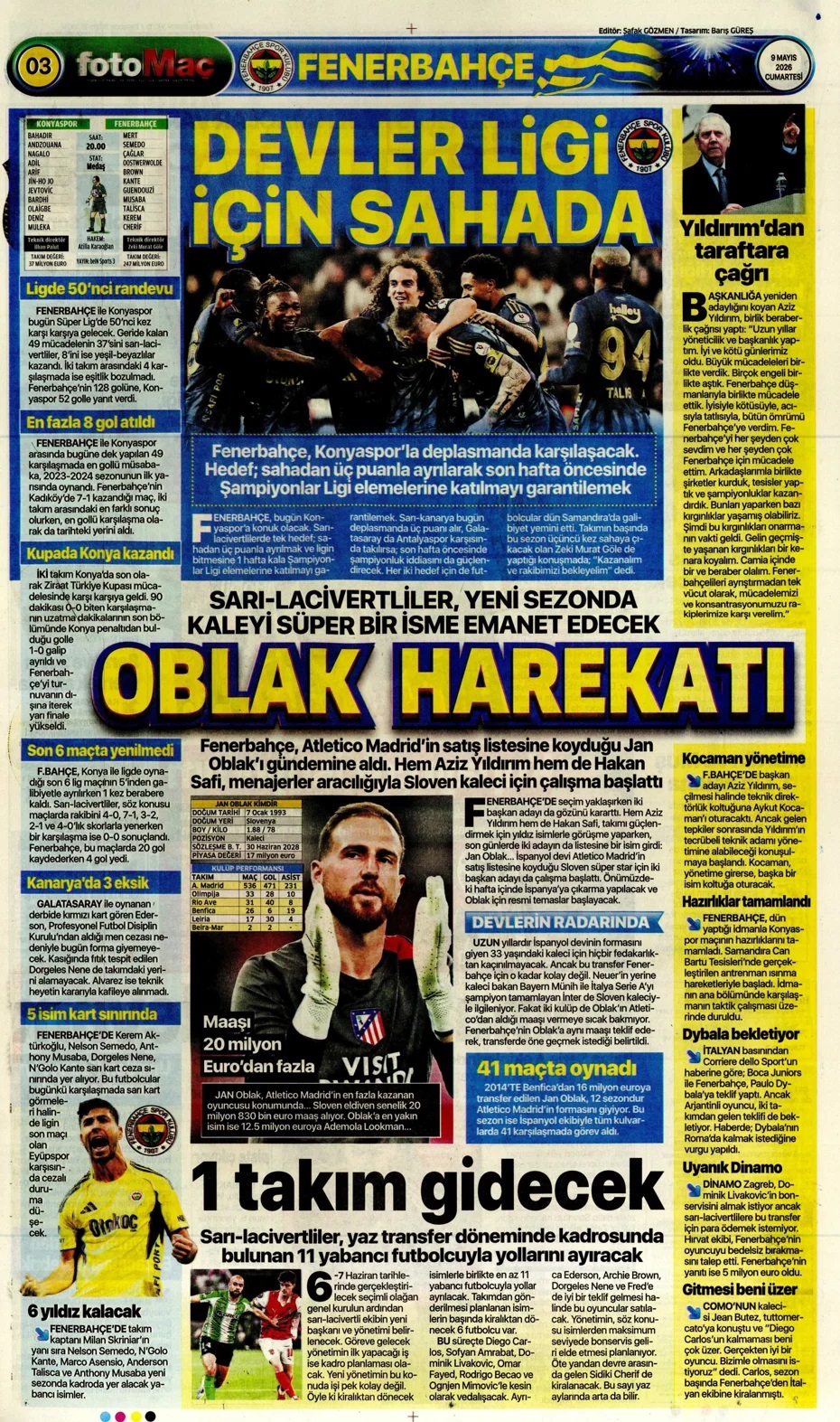 Bu kez bu iş bitecek! Spor basını bugün ne yazdı? (9 Mayıs) - 8. fotoğraf