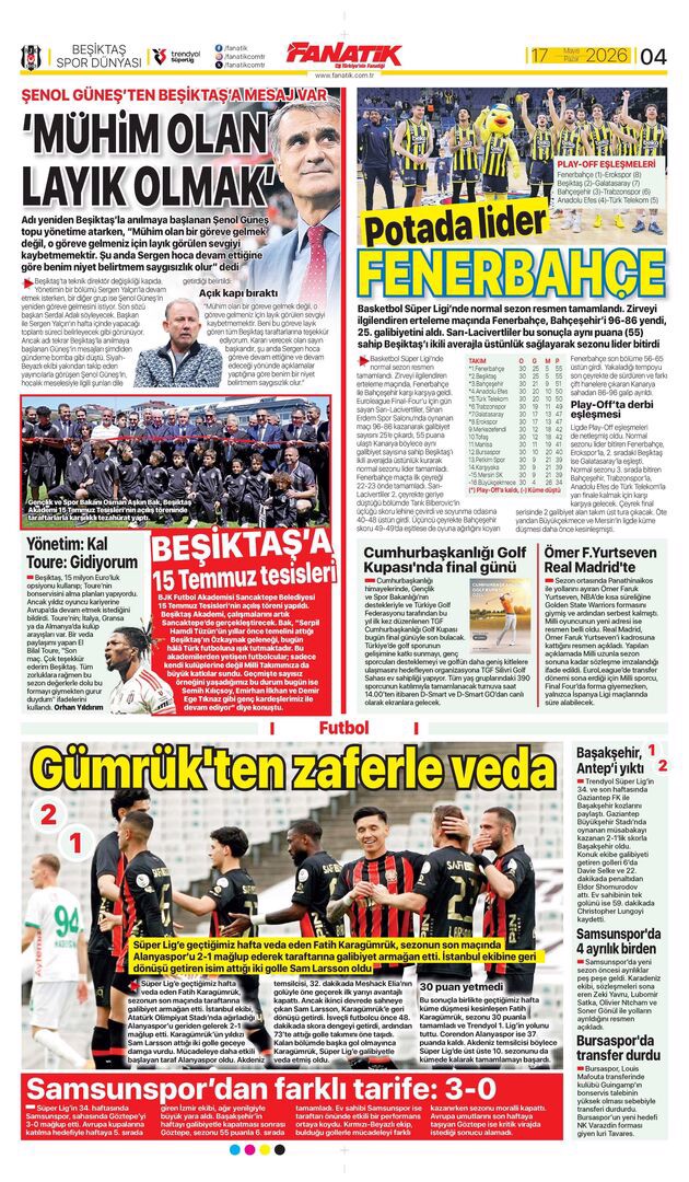 Yarım kalan hikaye | Spor manşetleri - 10. fotoğraf