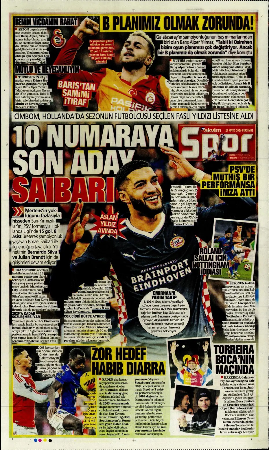 B planı olmak zorunda! Spor basını bugün ne yazdı? (21 Mayıs) - 2. fotoğraf