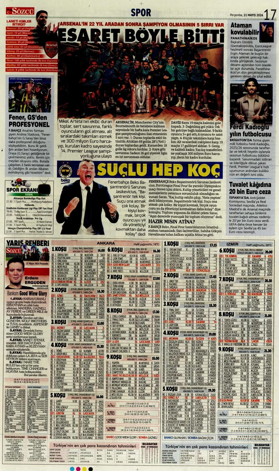 B planı olmak zorunda! Spor basını bugün ne yazdı? (21 Mayıs) - 8. fotoğraf