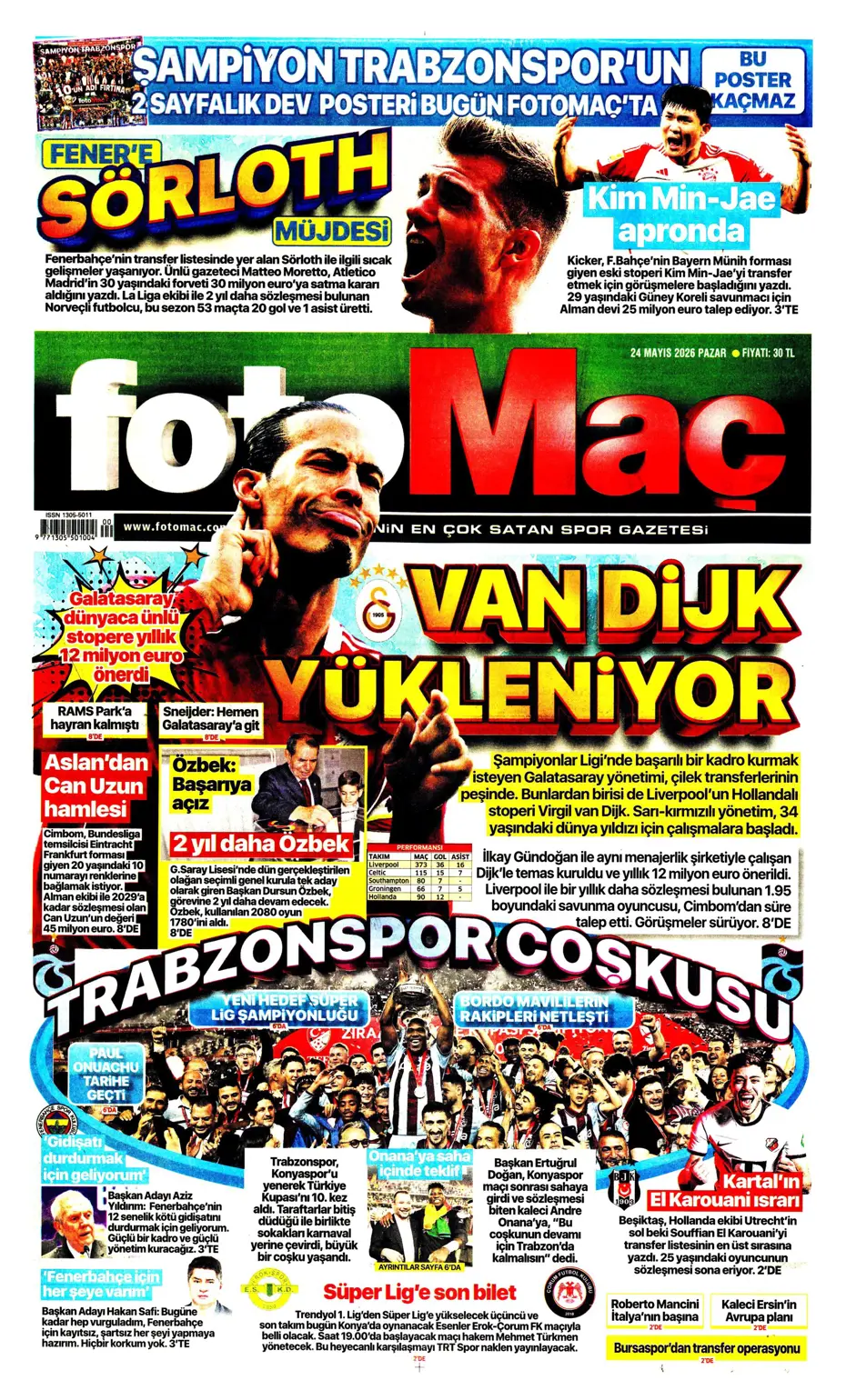 Acun Ilıcalı tarihe geçti | Spor manşetleri - 12. fotoğraf